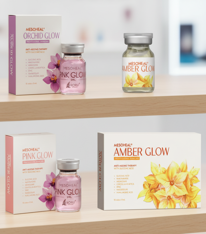 Amber Glow – Orchid Glow – Pink Glow: Bộ sản phẩm làm sáng da cao cấp độc quyền tại Oceania Aesthetics
